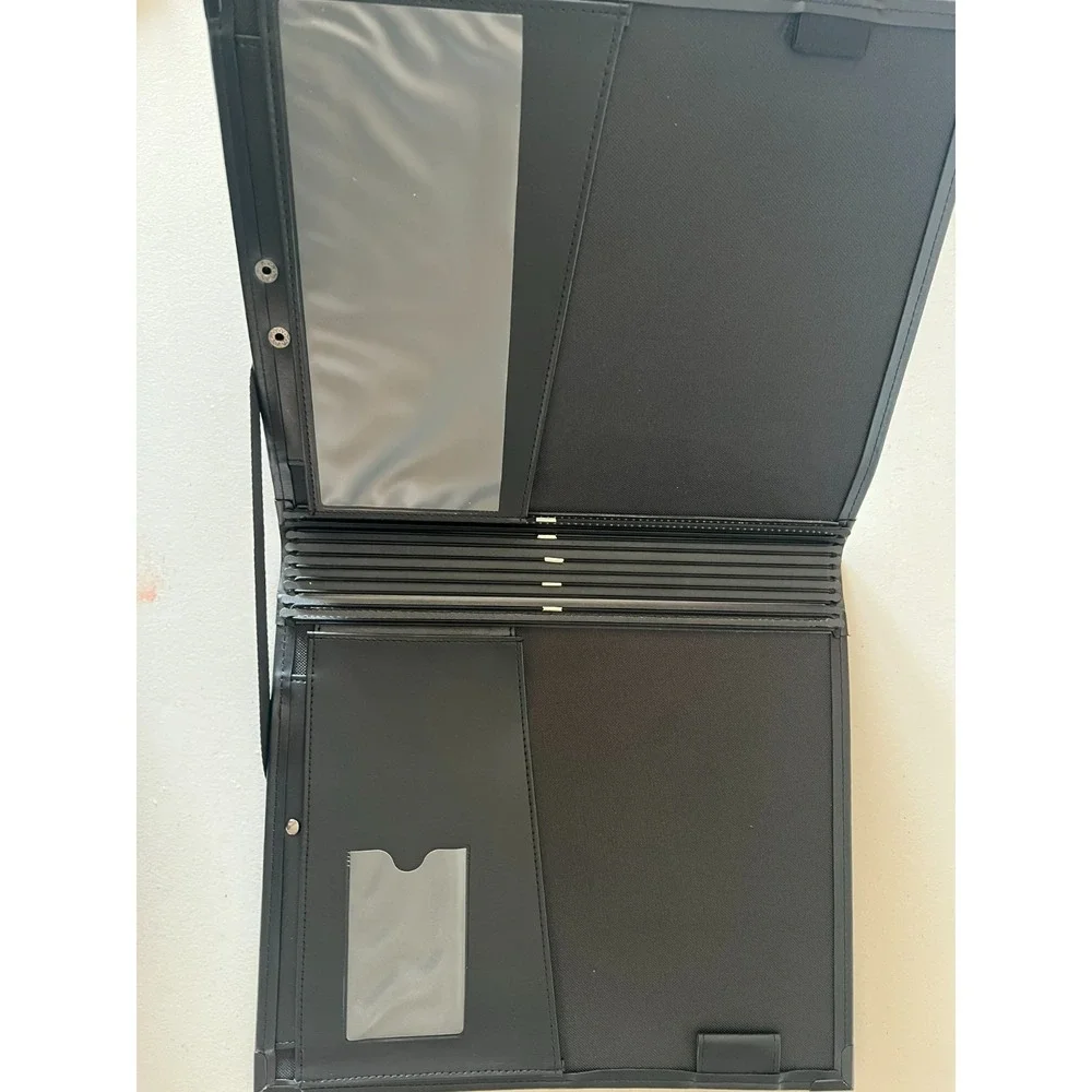 Rondofile Choral Pro Sheet Music Folder Choir Folder Binder Black Elastic Strap